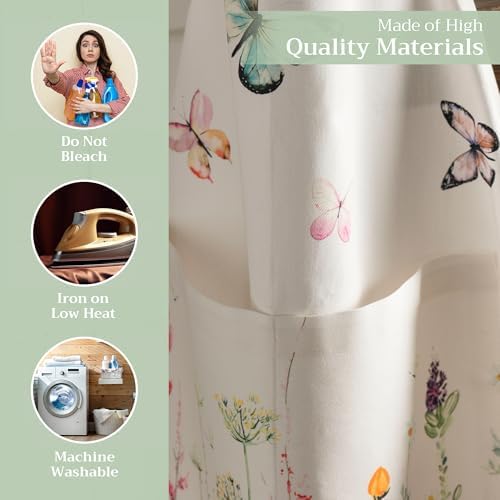 Maison d' Hermine 100% Cotton Apron for women with Pocket Kitchen Chef Apron for Men Cooking Gardening Server Waitress - Image 3